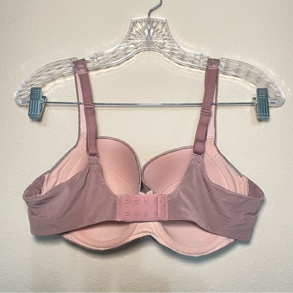 Soma Stunning Support Geo Lace Full Coverage Bra 38C Padded Cup Underwire Tan - Picture 2 of 5